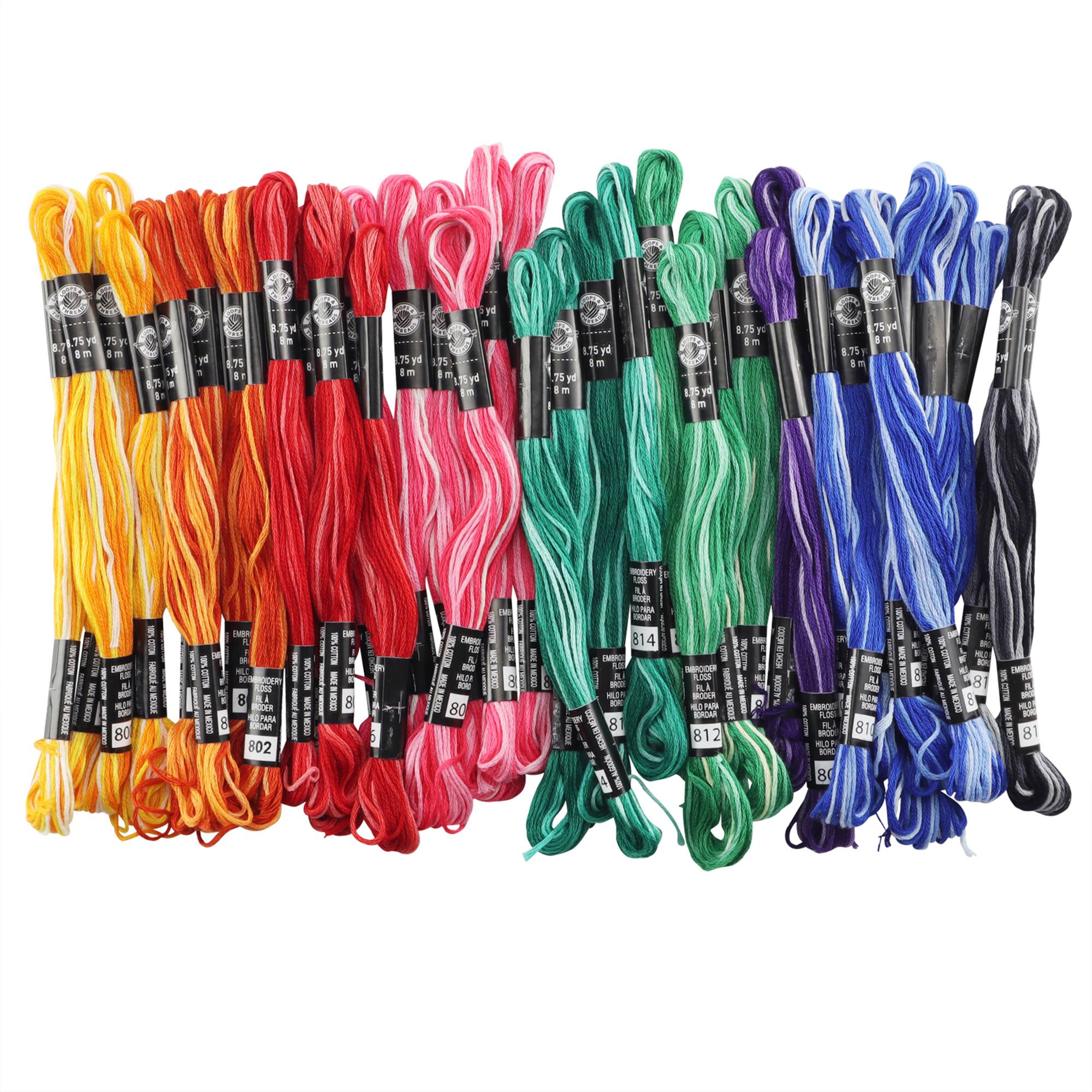 Variegated Embroidery Floss Loops & Threads™, 36ct.